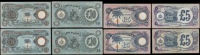 Biafra (10) a selection of the ND 1969 "Second" issues in 2 complete denomination sets and mixed circulated but presentable grades VF with few better ...