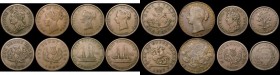 Canada Tokens (8) Nova Scotia (4) Pennies (3) 1832 KM#2 Good Fine, 1840 KM#4 Good Fine/Fine, 1856 with L.C.W KM#6 Fine, Halfpenny 1823 KM#1 Fine or be...