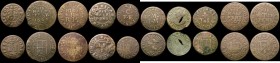 Farthings 17th Century (6) Kent (5) Malling - Francis Chambers W.400, Sturry - Thomas Johnson W.542/3, Rochester - Anthonye Lovell at the King's Head ...