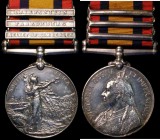 Queen's South Africa Medal 1899-1902 Second type Reverse with 'ghost' date (date removed) awarded to 35518 G.Davies 4th.Bat. Imperial Yeomanry (mis-sp...