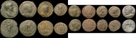 Roman (6) Ae As Faustina, Ae 25 Diocletian , Ae Antoninianus Allectus, Ae3 and Ae4 Constantius Fine or better and a silver Denarius Licinius (84BC) Ro...