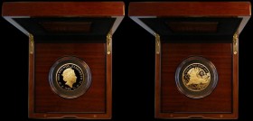 Five Hundred Pounds 2018 Shengxiao Collection - Chinese Lunar Year of the Dog, 5oz. Gold Proof, S.5204 Reverse design by Wuon-Gean Ho, FDC in the Roya...