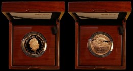 Five Pound Crown 2020 250th Anniversary of the Birth of William Wordsworth Gold Proof, Obverse: Bust of Queen Elizabeth II right, Jody Clark portrait,...