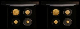 Alderney 2018 Centenary of End of World War Once Gold Matt Proof Sovereign Collection 4 coin set Double Sovereign, Sovereign, Half Sovereign and Quart...