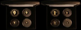 Alderney 2018 Coronation Jubilee Gold Proof Sovereign Collection 4 coin set Double Sovereign, Sovereign, Half Sovereign and Quarter Sovereign (30 gram...