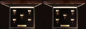 Gibraltar Pistrucci Remembered 2017 a 5-coin set in Gold comprising Five Pounds, Two Pounds, Sovereign , Half Sovereign and Quarter Sovereign , the re...