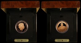 Jersey Five Pounds 2006 Sir Winston Churchill Gold Proof FDC in the Royal Mint box of issue with certificate