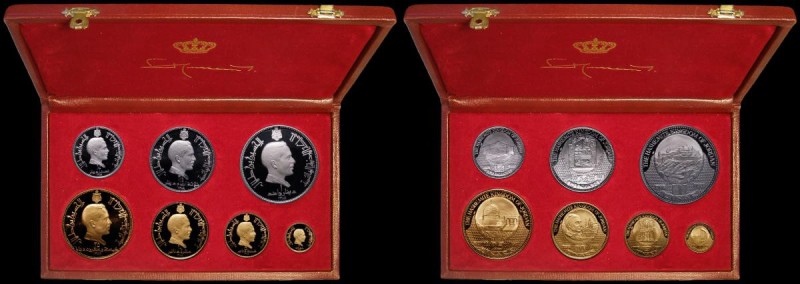 Jordan Proof Set 1969 a 7-coin set includes the impressive large gold as follows...