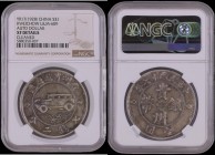 China Kweichow Dollar YR17(1928) Auto Dollar Y428 NGC XF Details Cleaned