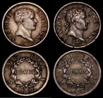 France Quarter Franc (2) 1807A KM#670.1 the so-called 'Negro head' VF and seldom seen in any grade, unpriced by Krause, 1807 KM#678 VF with a pleasing...