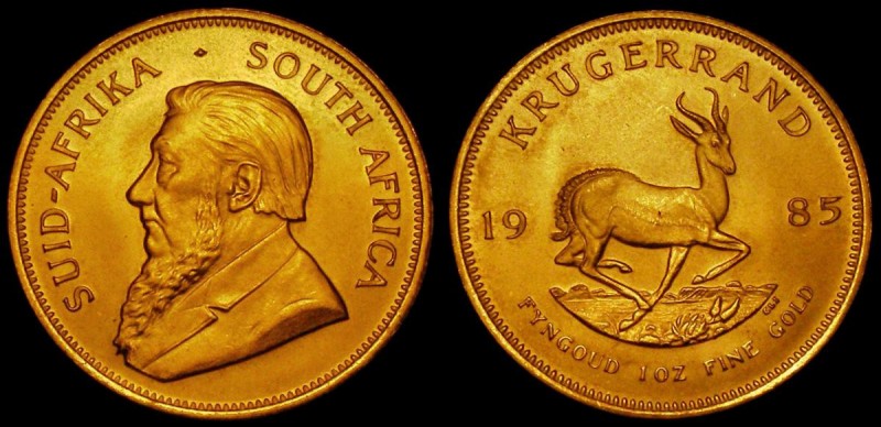 South Africa Krugerrand 1985 Unc