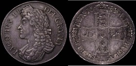 Crown 1688 QVARTO 8 over 7 ESC 81, Bull 747 About EF with some scattered haymarks, an even grey tone and a most attractive example