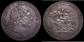 Crown 1819 LIX as the 8 of the date struck over another lower 8, the second 1 struck over another 1, the underlying 1 with no left lower serif, ESC 21...