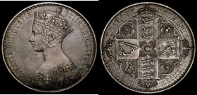 Crown 1847 Gothic UNDECIMO ESC 288, Bull 2571 NEF grey toned, with some contact marks