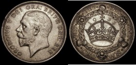 Crown 1933 ESC 373, Bull 3644 VF/GVF the obverse with some contact marks