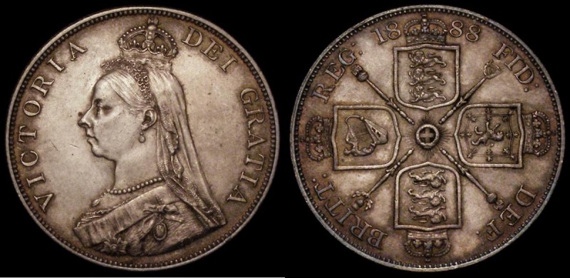 Double Florin 1888 Second I in VICTORIA an Inverted 1 ESC 397A, Bull 2700 About ...