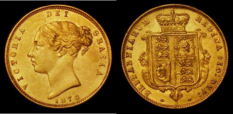 Half Sovereign 1878 Marsh 453, Die Number 8, EF a pleasing example of the Die Nu...