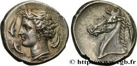 SICILY - SICULO-PUNIC - ENTELLA
Type : Tétradrachme 
Date : c. 320/315 - 305/300 AC. 
Mint name / Town : Entella, Sicile 
Metal : silver 
Diameter : 2...