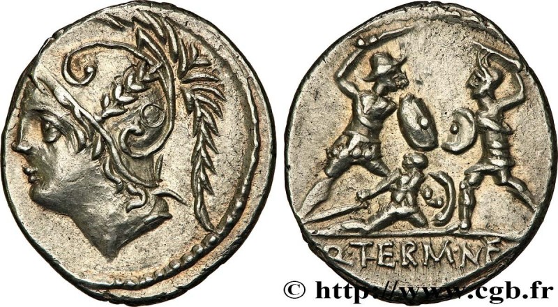 MINUTIA
Type : Denier 
Date : 103 AC. 
Mint name / Town : Rome 
Metal : silver 
...