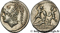 MINUTIA
Type : Denier 
Date : 103 AC. 
Mint name / Town : Rome 
Metal : silver 
Millesimal fineness : 950  ‰
Diameter : 19,5  mm
Orientation dies : 6 ...