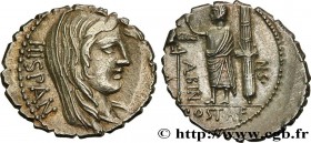 POSTUMIA
Type : Denier serratus 
Date : 81 AC. 
Mint name / Town : Rome 
Metal : silver 
Millesimal fineness : 950  ‰
Diameter : 18,5  mm
Orientation ...