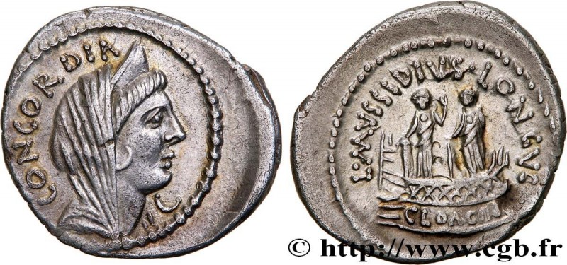 MUSSIDIA
Type : Denier 
Date : 42 AC. 
Mint name / Town : Rome 
Metal : silver 
...