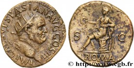 VESPASIAN
Type : Dupondius 
Date : 71 
Mint name / Town : Rome 
Metal : copper 
Diameter : 28  mm
Orientation dies : 7  h.
Weight : 13,48  g.
Rarity :...