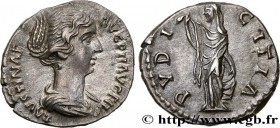 FAUSTINA MINOR
Type : Denier 
Date : 156-157 
Mint name / Town : Rome 
Metal : silver 
Millesimal fineness : 800  ‰
Diameter : 16  mm
Orientation dies...