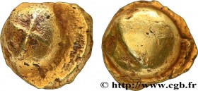 SENONES (Area of Sens)
Type : Statère globulaire à la croix 
Date : c. 100-80 AC. 
Metal : gold 
Diameter : 13  mm
Weight : 6,98  g.
Rarity : R1 
Obve...