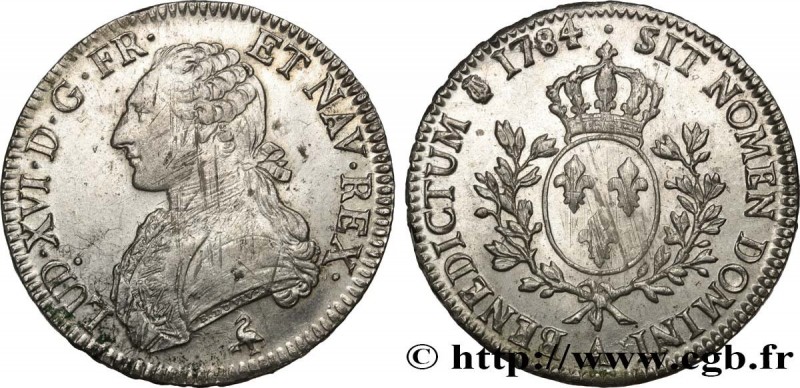 LOUIS XVI
Type : Écu dit "aux branches d'olivier" 
Date : 1784 
Mint name / Town...