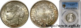 III REPUBLIC
Type : 2 francs Cérès, avec légende 
Date : 1895 
Mint name / Town : Paris 
Quantity minted : 600.000 
Metal : silver 
Millesimal finenes...