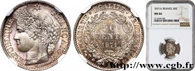 III REPUBLIC
Type : 50 centimes Cérès, IIIe République 
Date : 1871 
Mint name / Town : Paris 
Quantity minted : 235.803 
Metal : silver 
Millesimal f...