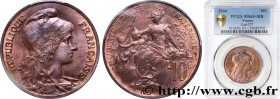 III REPUBLIC
Type : 10 centimes Daniel-Dupuis 
Date : 1904 
Quantity minted : 3800000 
Metal : bronze 
Diameter : 30  mm
Orientation dies : 6  h.
Weig...