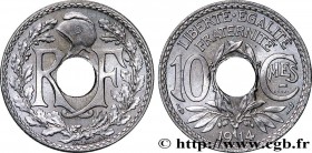 III REPUBLIC
Type : Essai-piéfort de 10 centimes Lindauer en nickel 
Date : 1914 
Mint name / Town : Paris 
Quantity minted : 300 
Metal : nickel 
Dia...