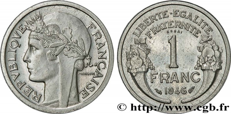 PROVISIONAL GOVERNEMENT OF THE FRENCH REPUBLIC
Type : Essai-piéfort de 1 franc M...