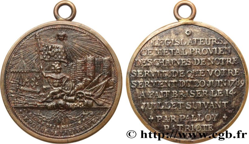 THE CONVENTION
Type : Médaille de Palloy, prise de la Bastille 
Date : (1791-179...