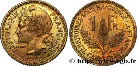CAMEROON - TERRITORIES UNDER FRENCH MANDATE
Type : 1 Franc léger - Essai de frappe de 1 franc Morlon - 4 grammes 
Date : 1926 
Mint name / Town : Pari...