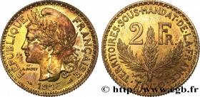 TOGO - FRENCH MANDATE TERRITORIES
Type : 2 Francs, poids léger - Essai de frappe de 2 Francs Morlon - 8 grammes 
Date : 1925 
Mint name / Town : Paris...