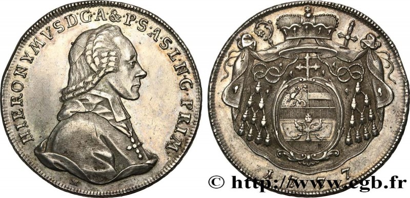 AUSTRIA - SALZBURG - JEROME COLLOREDO
Type : Thaler 
Date : 1777 
Mint name / To...