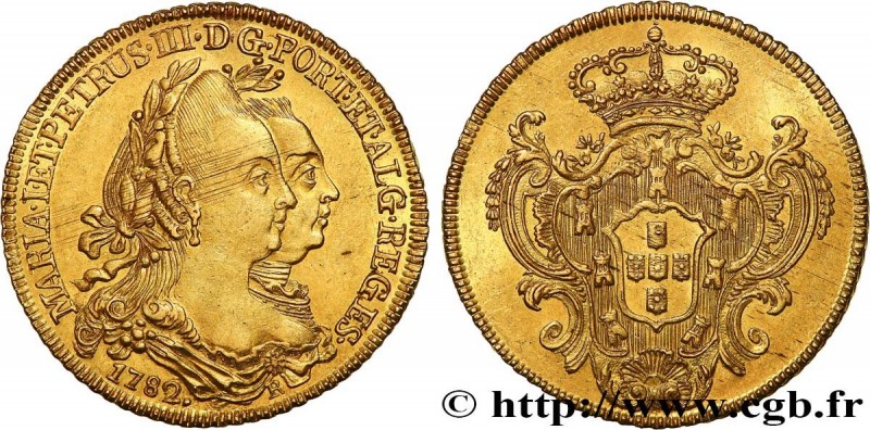 BRAZIL - MARIA I and PETER III
Type : Peça ou 6400 Reis 
Date : 1782 
Mint name ...