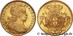 BRAZIL - PRINCE JOHN REGENT
Type : Peça de 6400 Reis 
Date : 1810 
Mint name / Town : Rio de Janeiro 
Quantity minted : 158607 
Metal : gold 
Millesim...