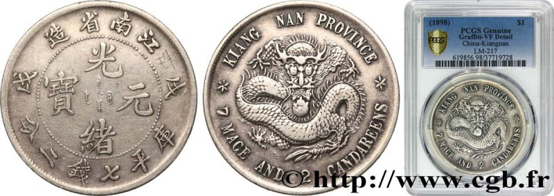 CHINA - KIANGNAN PROVINCE
Type : 1 Dollar 
Date : 1898 
Quantity minted : - 
Met...