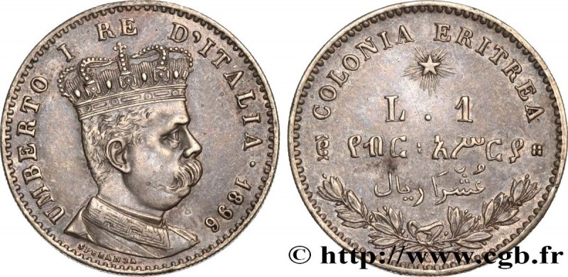 ERITREA - KINGDOM OF ITALY - UMBERTO I
Type : 1 Lire 
Date : 1896 
Mint name / T...