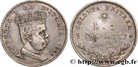 ERITREA - KINGDOM OF ITALY - UMBERTO I
Type : 1 Lire 
Date : 1896 
Mint name / Town : Rome 
Quantity minted : 1500000 
Metal : silver 
Millesimal fine...