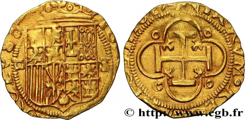 SPAIN - KINGDOM OF SPAIN - JOANNA AND CHARLES
Type : Escudo 
Date : n.d. 
Mint n...