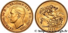 GREAT-BRITAIN - ANNE STUART - GEORGE VI
Type : 5 Pounds (5 souverains) Proof 
Date : 1937 
Mint name / Town : Londres 
Quantity minted : 5500 
Metal :...