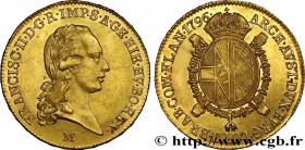 ITALY - DUCHY OF MILAN AND OF MANTUA - FRANCESCO II
Type : Sovrano 
Date : 1796 
Mint name / Town : Milan 
Quantity minted : - 
Metal : gold 
Millesim...