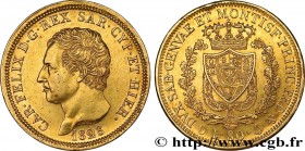 ITALY - KINGDOM OF SARDINIA - CHARLES-FELIX
Type : 80 Lire 
Date : 1828 
Mint name / Town : Gênes 
Quantity minted : 8961 
Metal : gold 
Millesimal fi...