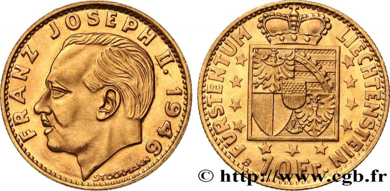 LIECHTENSTEIN - PRINCIPALITY OF LIECHTENSTEIN - FRANCIS JOSEPH II
Type : 10 Fran...