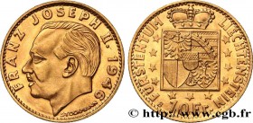 LIECHTENSTEIN - PRINCIPALITY OF LIECHTENSTEIN - FRANCIS JOSEPH II
Type : 10 Franken 
Date : 1946 
Mint name / Town : Berne 
Quantity minted : 10000 
M...